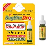 BugBiteDr Insect Bite Relief Oil - Healing Liquid Gel for Bites & Stings - Lab Tested Instant Relief from Itching & Pain - Safe for Kids & Pets - .14 fl oz (4ml) Each, 2 Bottles…