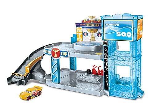 Disney Pixar Cars Florida 500 Racing Garage [Amazon...