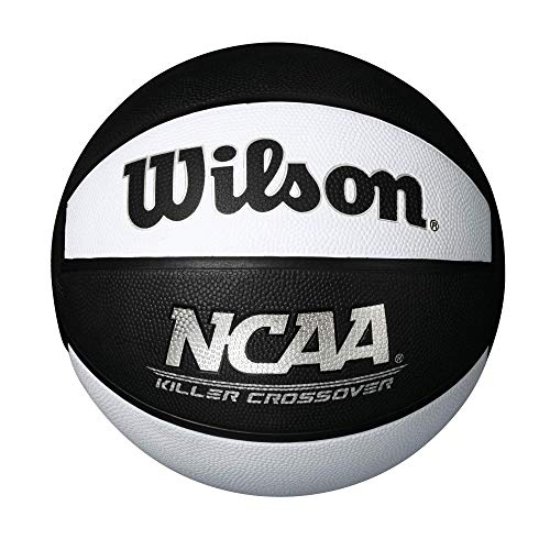 WILSON NCAA Killer Crossover Basketball - Black/White, Size...