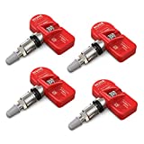 MORESENSOR Signature Series 315MHz TPMS Tire Pressure Sensor 4-Pack | Preprogrammed for Select 70+ American Brand Models | Replacement for 15114379 | Clamp-in | NX-S021-4