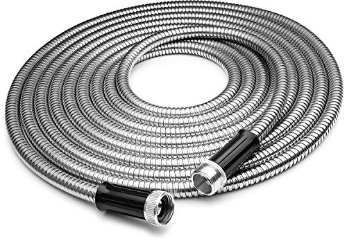 304 Stainless Steel Garden Hose by Gustyfind Garden- 25ft,...
