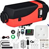 Happybuy 2KW Diesel Heater 12V 2KW Diesel Air Heater Muffler 2KW Diesel Air Heater with Knob Switch for RV Motorhome Trailer Trucks Boats