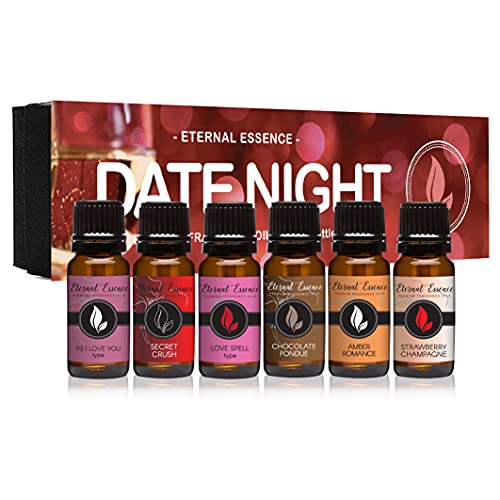 Date Night - Gift Set of 6 Premium Fragrance Oils - PS I...