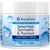 Roycederm Seborrheic Dermatitis Cream, Psoriasis Cream, Scalp Treatment for Psoriasis, Folliculitis Treatment, Dry Scalp, Dandruff, Seborrheic Dermatitis Treatment, Anti-Itch Cream, Soothing Relief