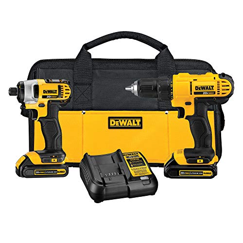 DEWALT 20V MAX Cordless Drill and Impact Driver, Power Tool...