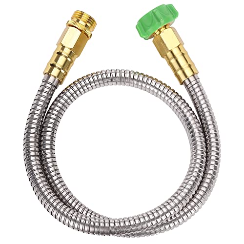 UNCO- Short Garden Hose, 3 Feet, Heavy Duty Stainless Steel...