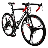 Eurobike Road Bike XC550,Shimano 21 Speed Mens Bike, 54cm Specialized Bike for Men and Women,Disc Brake 700C 3-Spoke Wheel Road Bicycle