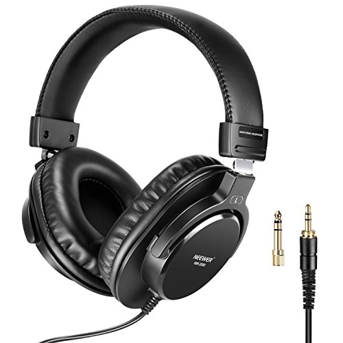 Neewer Studio Monitor Headphones - Dynamic Rotatable...