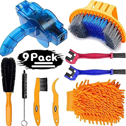 focopot Bike Cleaning Kit (9pcs), Including Chain Cleaner...