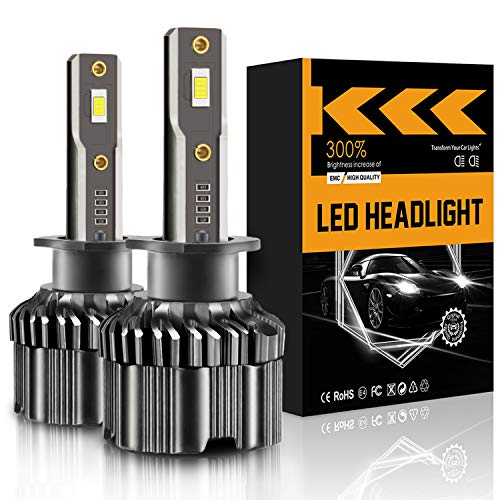 LRTER H1 LED Headlight Bulbs 60 W 12000 Lumens Extremely...