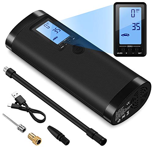VEEAPE Air Compressor Portable Tire Inflator, Electric Air...