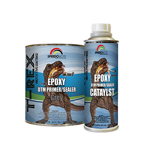 Epoxy Fast Dry 2.1 low voc DTM Primer & Sealer Gray Quart...