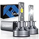 Fahren H1 LED Headlight Bulb, 60W 12000 Lumens Super Bright LED Headlights Conversion Kit 6500K Cool White IP68 Waterproof, Pack of 2