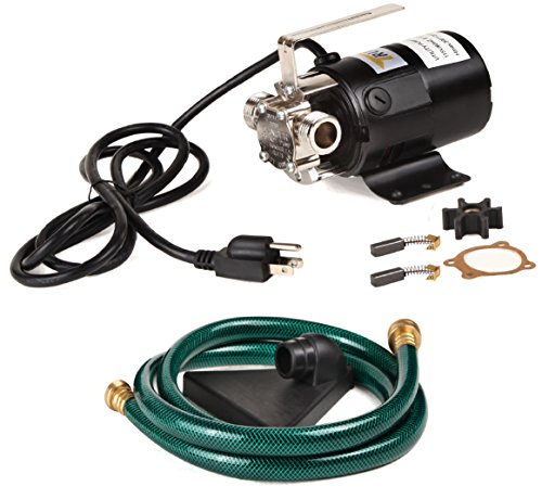 Trupow 1/10HP 330GPH 115-Volt Mini Portable Electric Utility...