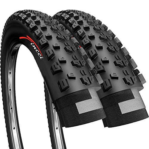 Fincci Pair of Foldable 26 x 2.25 Mountain Bike Tire 57-559...