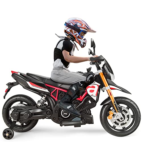 FUTADA Kids Ride on Motorcycle, 12V Kids Electric Motorcycle...