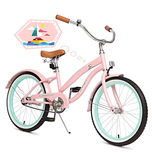 ACEGER Girls Beach Cruiser Bike, 16 Inch and 20 Inch Bike...