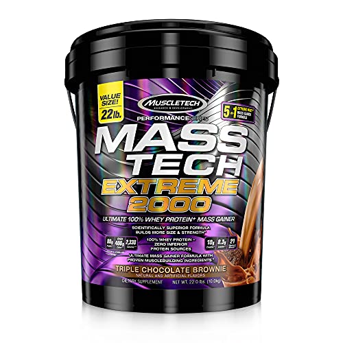 Mass Gainer Protein Powder , MuscleTech Mass-Tech Extreme...