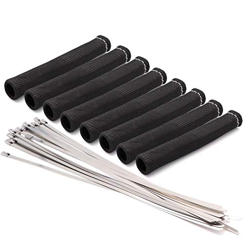 Fuzbaxy 8PCS Spark Plug Wire Boots 6 inches 2500° Heat...