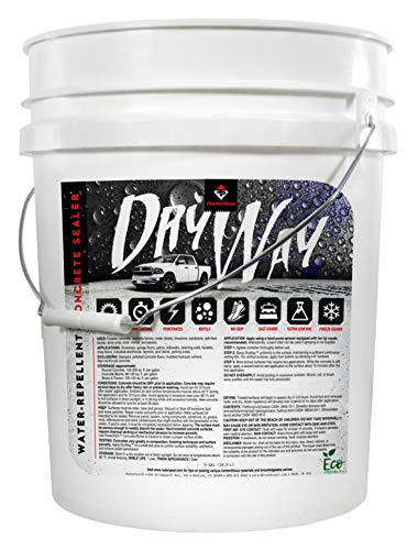 DryWay Water-Repellent Concrete Sealer - Penetrating Silane...