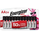 Energizer AA Batteries, Max Double A Battery Alkaline, 24 Count