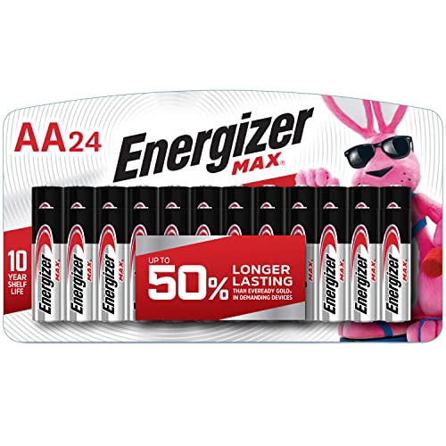Energizer AA Batteries, Max Double A Battery Alkaline, 24...