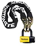 Kryptonite New York FAHGETTABOUDIT 1415 14mm Chain & New York Lock 15mm Disc Lock , Black