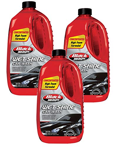 Black Magic 120065-3PK Wet Shine Car Wash, 64 oz. (Pack of...
