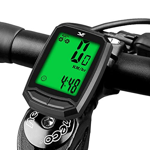 Bicycle Speedometer Waterproof Wireless Cycle Bike Computer...