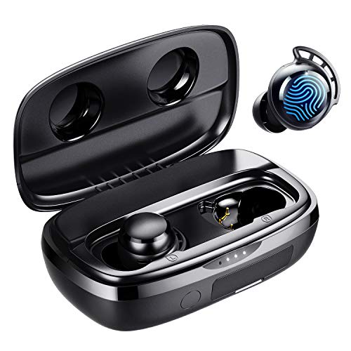 Wireless Earbuds, Tribit 100H Playtime Bluetooth 5.0 IPX8...