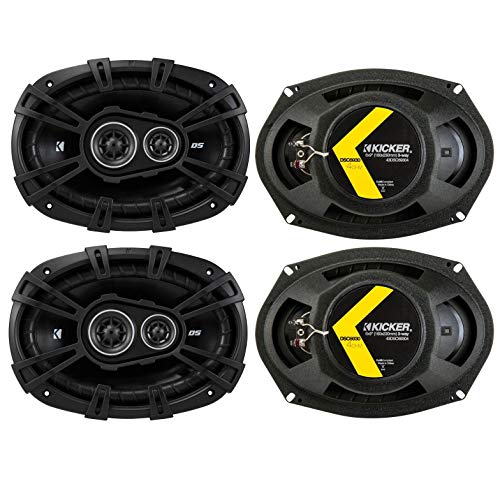 KICKER 43DSC69304DS 6x9 720 Watt 3-Way 4-Ohm Car Audio Thin...