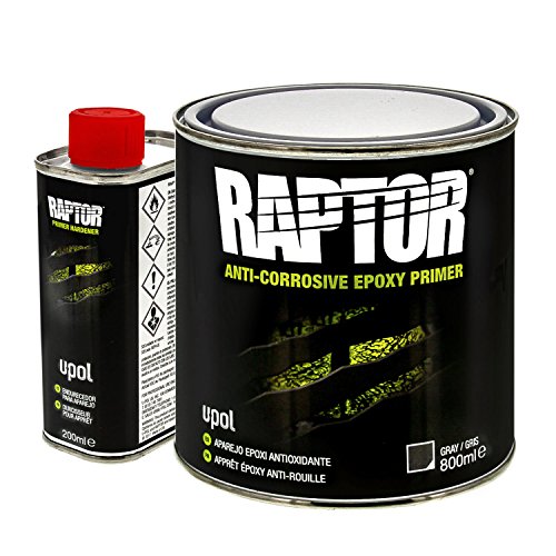 RAPTOR 4:1 Anti-Corrosive Epoxy Primer Kit UP4831 Gray 1L