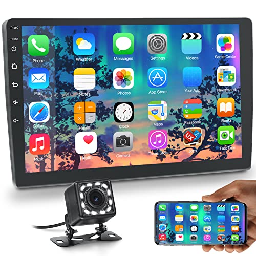 10.1 inch Android Double Din Car Stereo with Backup Camera...