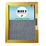20X20X1 CARTER | MERV 8 | Lifetime HVAC & Furnace Air Filter | Washable Electrostatic | High Dust Holding Capacity
