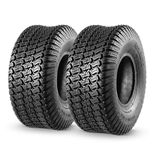 MaxAuto 2 Pcs 15x6.00-6 Front Lawn Mower Tire for Garden...