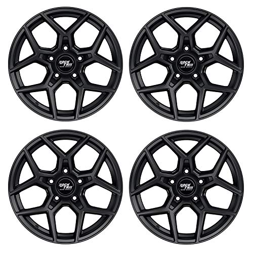 RockTrix RT105 17 inch Wheels Compatible with Jeep Wrangler...