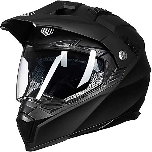 ILM Off Road Motorcycle Dual Sport Helmet Full Face Sun...