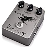 JOYO Digital Delay Effect Pedal for Electric Guitar & Bass Delay Time Range 25ms-600ms Sounds 'Analog' Delay - True Bypass (JF-08)