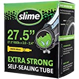 Slime 30076 Bike Inner Tube with Slime Puncture Sealant, Extra Strong, Self Sealing, Prevent and Repair, Presta Valve, 27.5 (650b) x 2.0-2.4