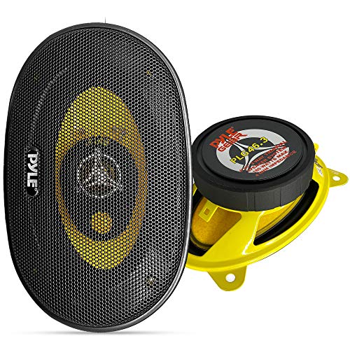 Car Three-Way Speaker System - Pro 4 x 6 Inch 180W 4 Ohm Mid...