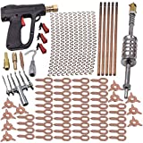 86Pcs Dent Puller Welder Kit Car Body Spot Repair Device Stud Welding Hammer Gun